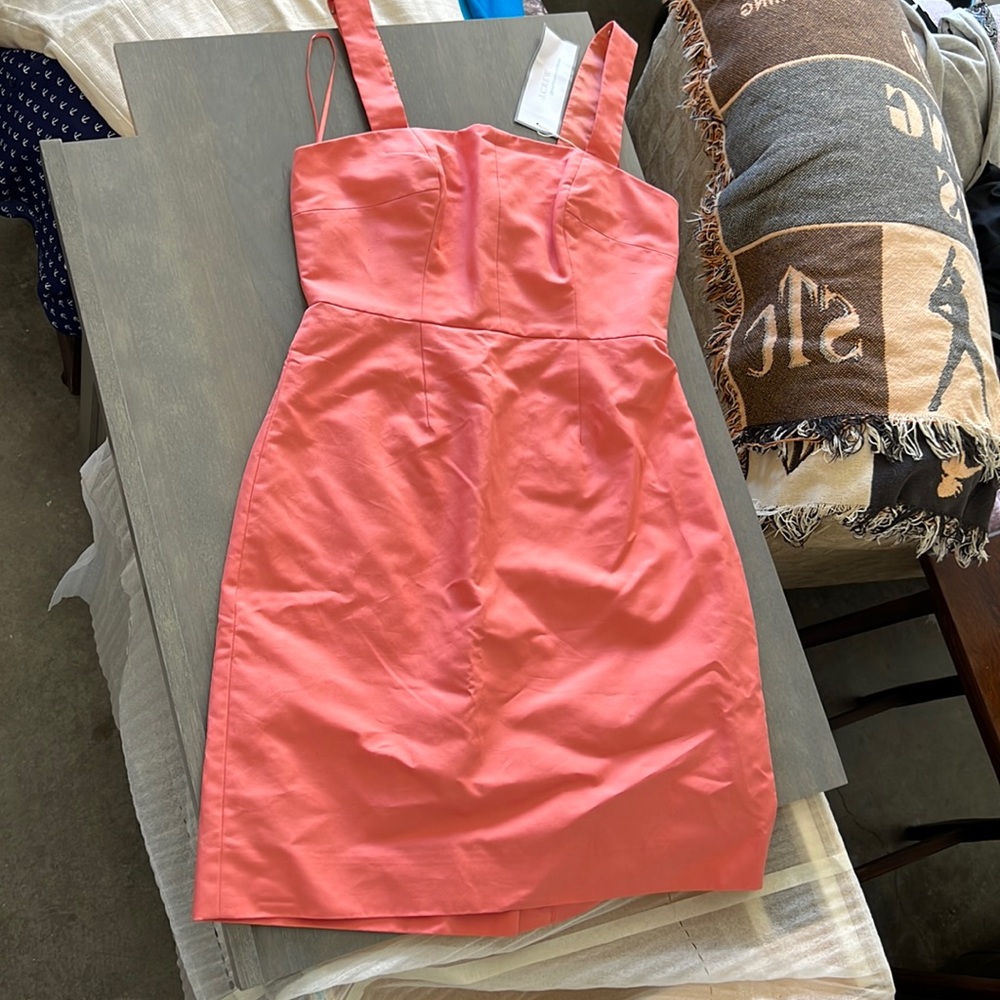 J Crew NWT size 8 coral dress